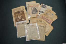 Vintage Newspapers Including Hull 1825