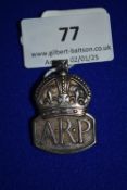 Small Silver Items Including Hallmarked ARP Badge - London 1939