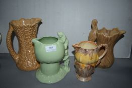 Four Sylvac Jugs