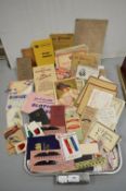 Vintage Ephemera and Promotional Advertising, etc.
