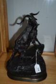 Unsigned Bronze Figure of a Mountain Goat