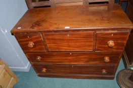 Mahogany Three over Two Chest of Drawers