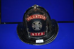 NTFD Volunteer Fire Department Helmet by Cairns of New Jersey