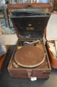 HMV Portable Gramophone Model 101 (requires attention)
