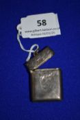 Hallmarked Silver Vesta Case - Sheffield 1905, ~14g total