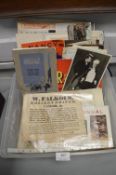 Ephemera, Bill Heads, Tickets, and Labels, etc.