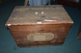 Victorian Pine Blanket Box (matching lot 217)