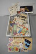Vintage Ephemera, Labels, Two Armbands, etc.