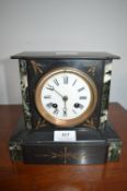 Victorian Slate Mantel Clock