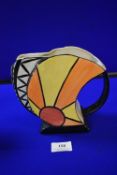 Lorna Bailey Clarice Cliff Influenced Jug with Sunburst Design