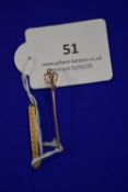 Two 9ct Gold Bar Brooches ~3g total