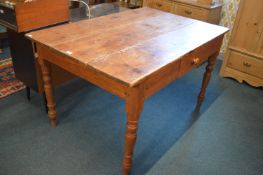 Victorian Pine Kitchen Table (has been altered)