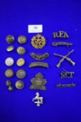 Military Cap Badges and Buttons