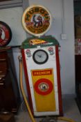 Vintage Petrol Pump with Replacement Globe (requires some restoration)