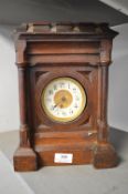 Victorian Oak Cased Bracket Clock