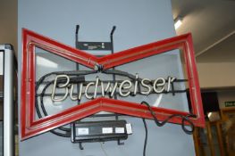 Budweiser Neon Pub Sign (AF, requires attention)