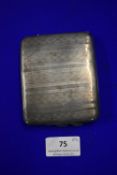 Hallmarked Sterling Silver Cigarette Case - Birmingham 1923, ~125g
