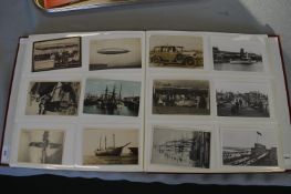Photograph Album Containing Period Cards of Hull and Holderness Including Amy Johnson and The R100