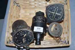 WWII Altimeters, Motors, etc.