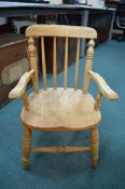 Victorian Child's Spindleback Country Chair with Elm Seat