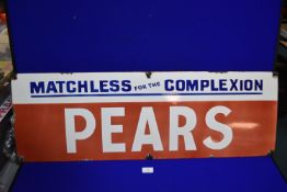 Original Pears Advertising Sign