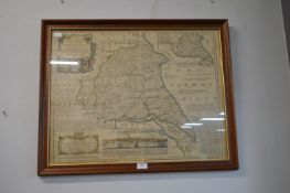 Original Map of The East Riding of Yorkshire by Eman Bowen circa 1700