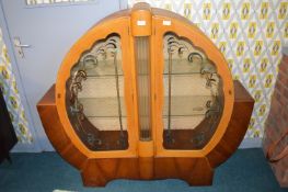 Art Deco Circular Display Cabinet