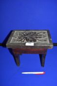 Small Carved Stool