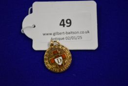 9ct Gold B.H.S Long Service Medallion 1935 ~6.3g