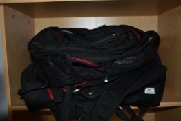 *Three Backpacks with Assorted Cables