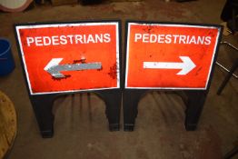 *Eight Pedestrians Signs