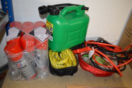 *Quantity of Deicer, Petrol Can, Jumper Cables, etc.