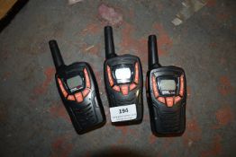 *Three Cobra Micro Talk Walkie Talkies