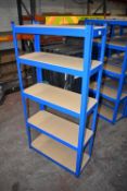 *Five Shelf Racking 150x75x30cm