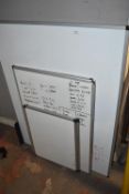 *Five Assorted Whiteboards