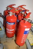 *Five Powder Fire Extinguisher