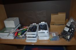 *Contents of Shelf to Include Notepads, Lanyards, etc.