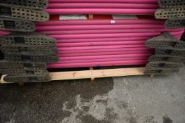 *Thirteen Pink Plastic Barriers