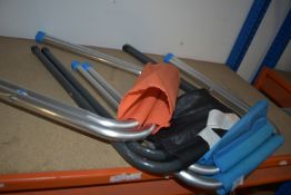 *Three Portable Camping Stools