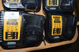 *Two Dewalt DCB115 XR Li-Ion Battery Chargers