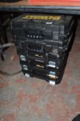 Five Assorted Dewalt Toolboxes