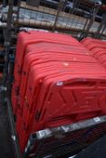 *Quantity of Red Plastic Barriers