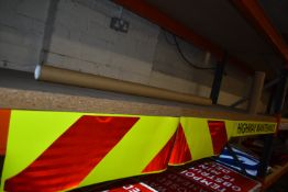 *Three Magnetic Signs, and a Roll of Window Film