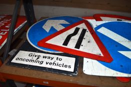 *Five Assorted Road Signs