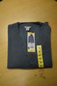 *Orvis Size: S Blue Long Sleeve V-Neck Top