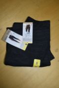 *Mondetta Black Brushed Jacquard Leggings Size: S