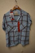 *Jachs Girlfriend Size: M Plaid Top