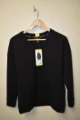 *Marc New York Black V-Neck Long Sleeve Top Size: S