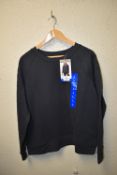 *Mondetta Fleece Ebony Crewneck Sweatshirt Size: L