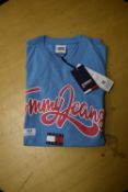 *Tommy Jeans Light Blue Short Sleeve Top Size: M